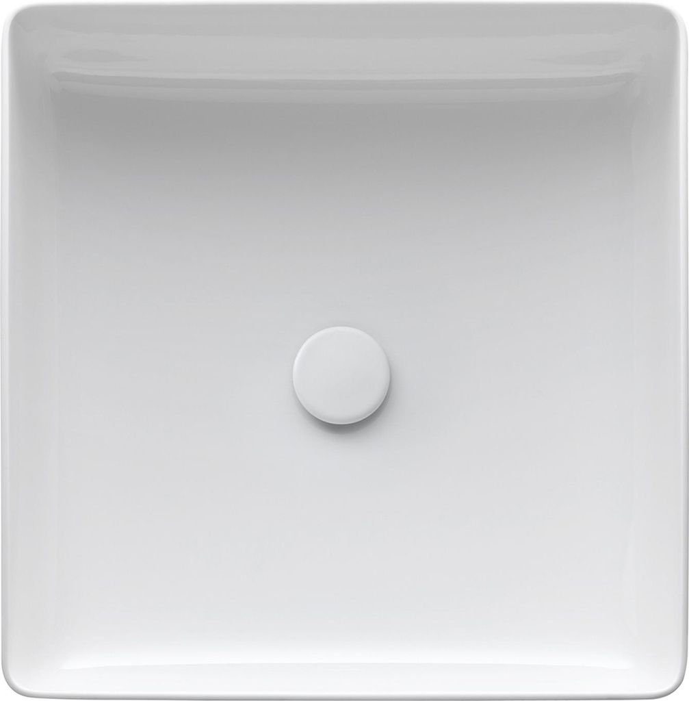 LAUFEN Living Square Waschtisch-Schale, ohne Hahnloch, ohne Überlauf, 360x360mm, H8114334001121