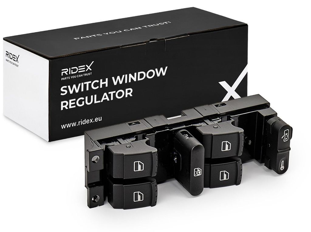 RIDEX 1761S0012 Fensterheberschalter für VW Golf IV Produktbild 