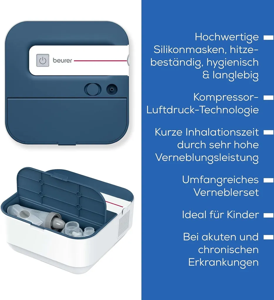 Inalatore Professionale Beurer IH 55 | Performance 0.35ml/min Respiro - 27