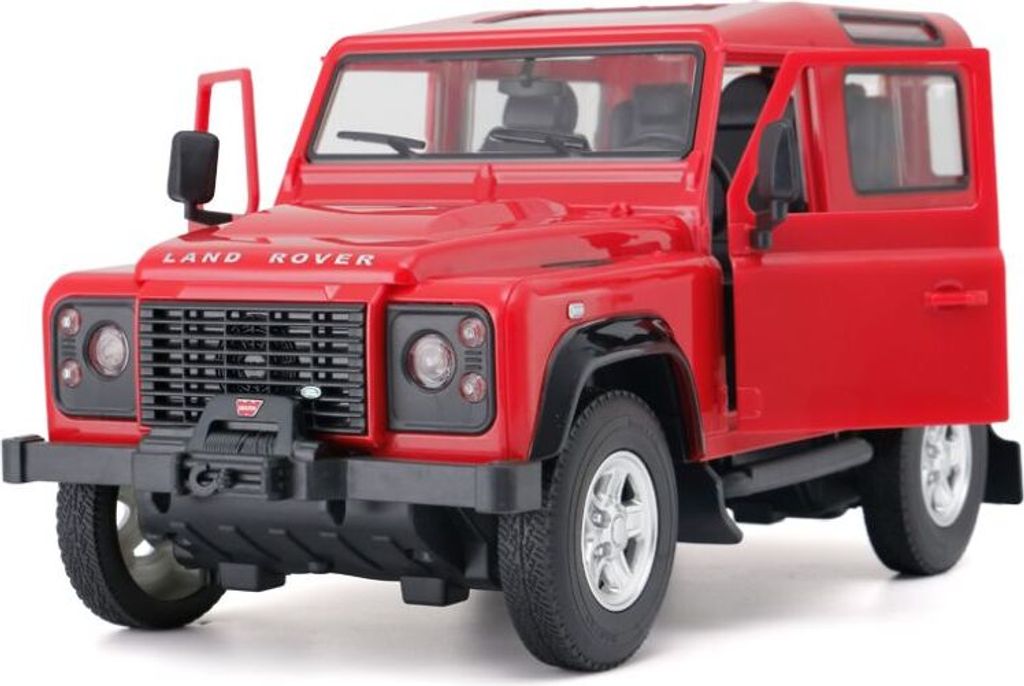 RC-Modell Land Rover Defender Grün 1:14 Rastar 2,4 GHz mit Licht