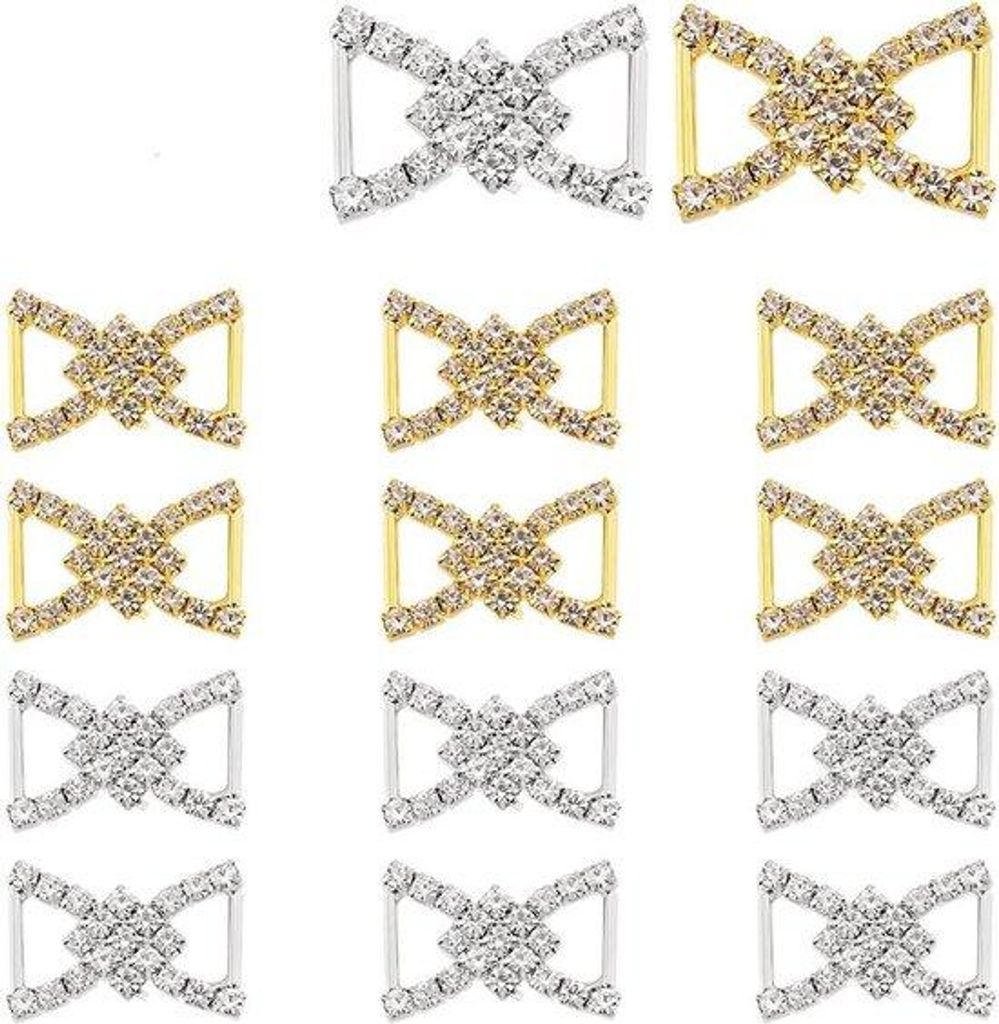 Doppelte D-Ring Schnallen - 16er Set - Mehrfarbig - Metallklammer Schnalle - T-Shirt-Klettverschluss - Dekorationsbeschlag Schnallen