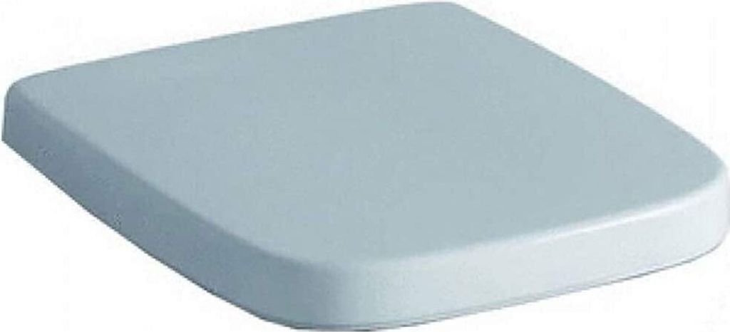 Geberit WC-Sitz Renova Nr. 1 Plan weiß, mit Deckel, ohne Absenkautomatik, eckig