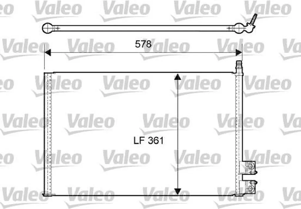 Réparez votre Climatisation Ford Fiesta avec le Condensateur Valeo 814083