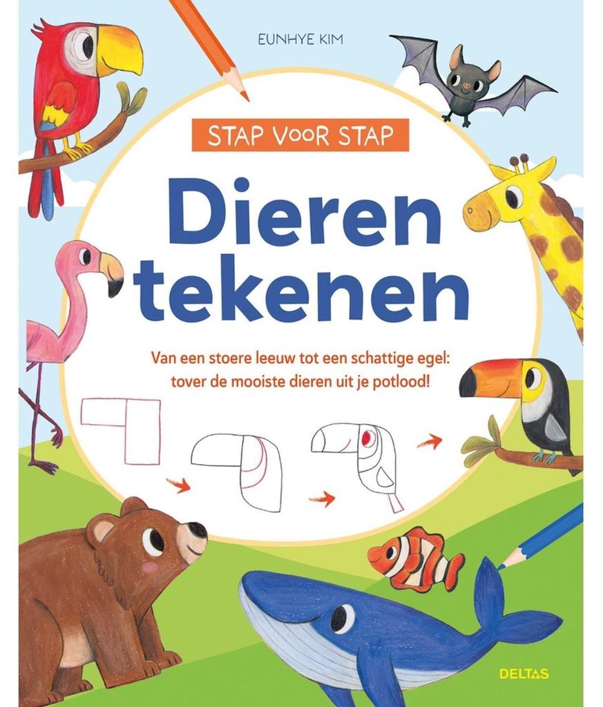 Deltatiere Schritt für Schritt zeichnen