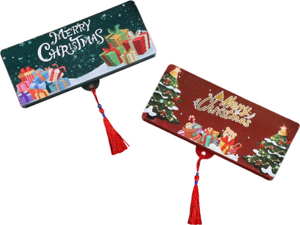 Weihnachtsgeschenkkörbe mit Überraschungsmotiven: Geschenkkartenhalter mit 6 Fächern zum Selberbasteln – ideal für Kinder, Frauen und Männer