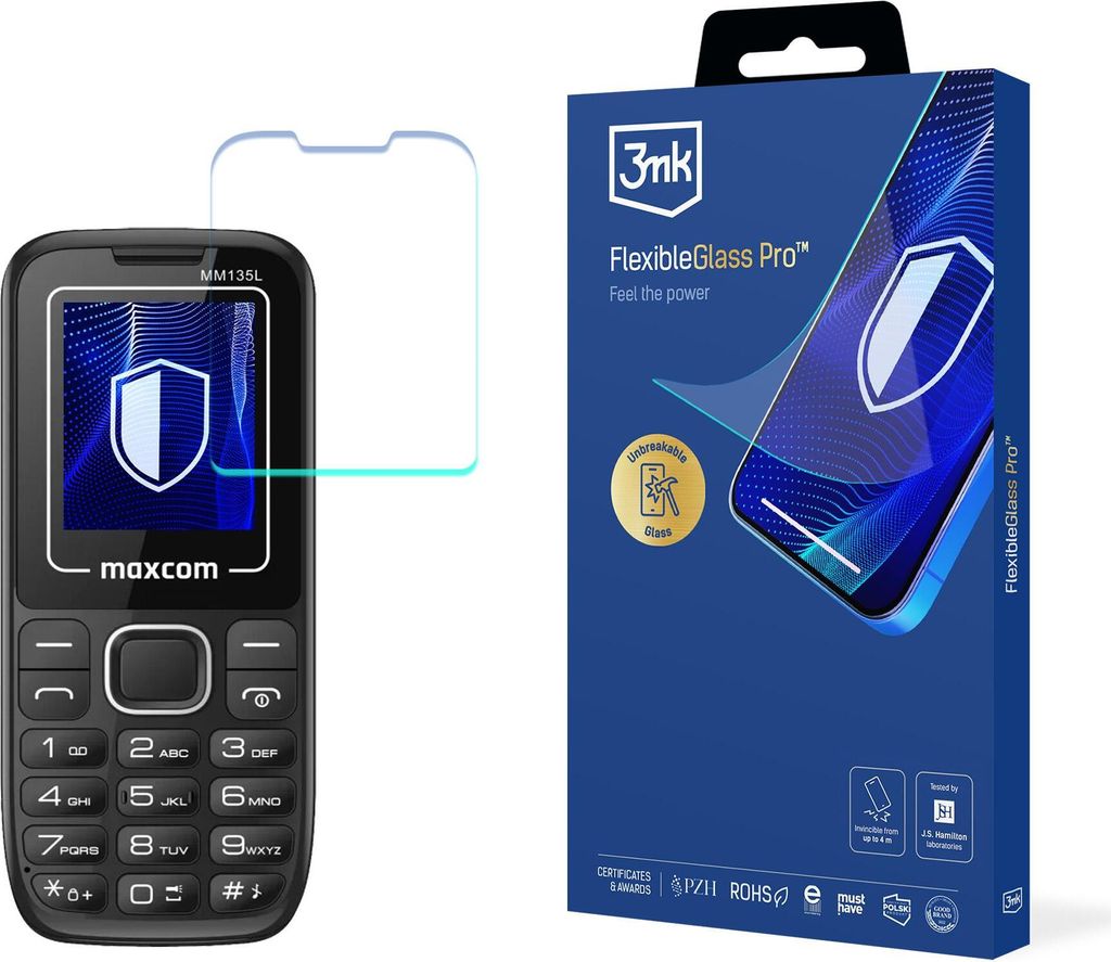 3mk Display Hybridglas FlexibleGlass Pro für Maxcom Classic MM135L 0,3mm