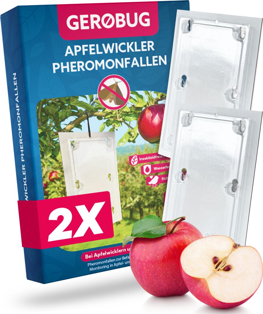 Gerobug Apfelwickler-Pheromonfalle 2 Stk. Apfelmadenfalle Produktbild 