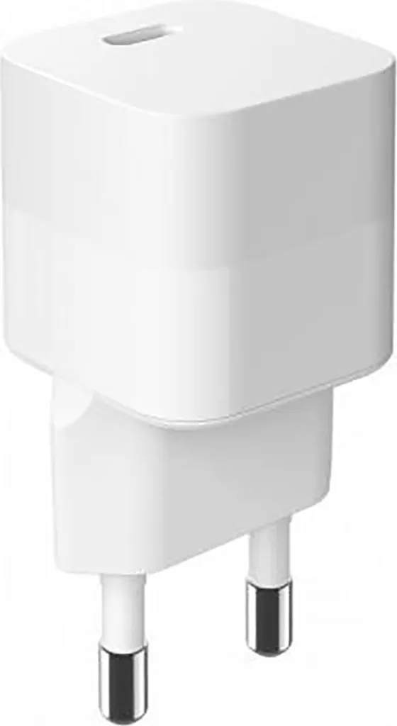 Chargeur USB C 30W GaN Anti-Surchauffe Blanc Recyclé pour Charge Rapide
