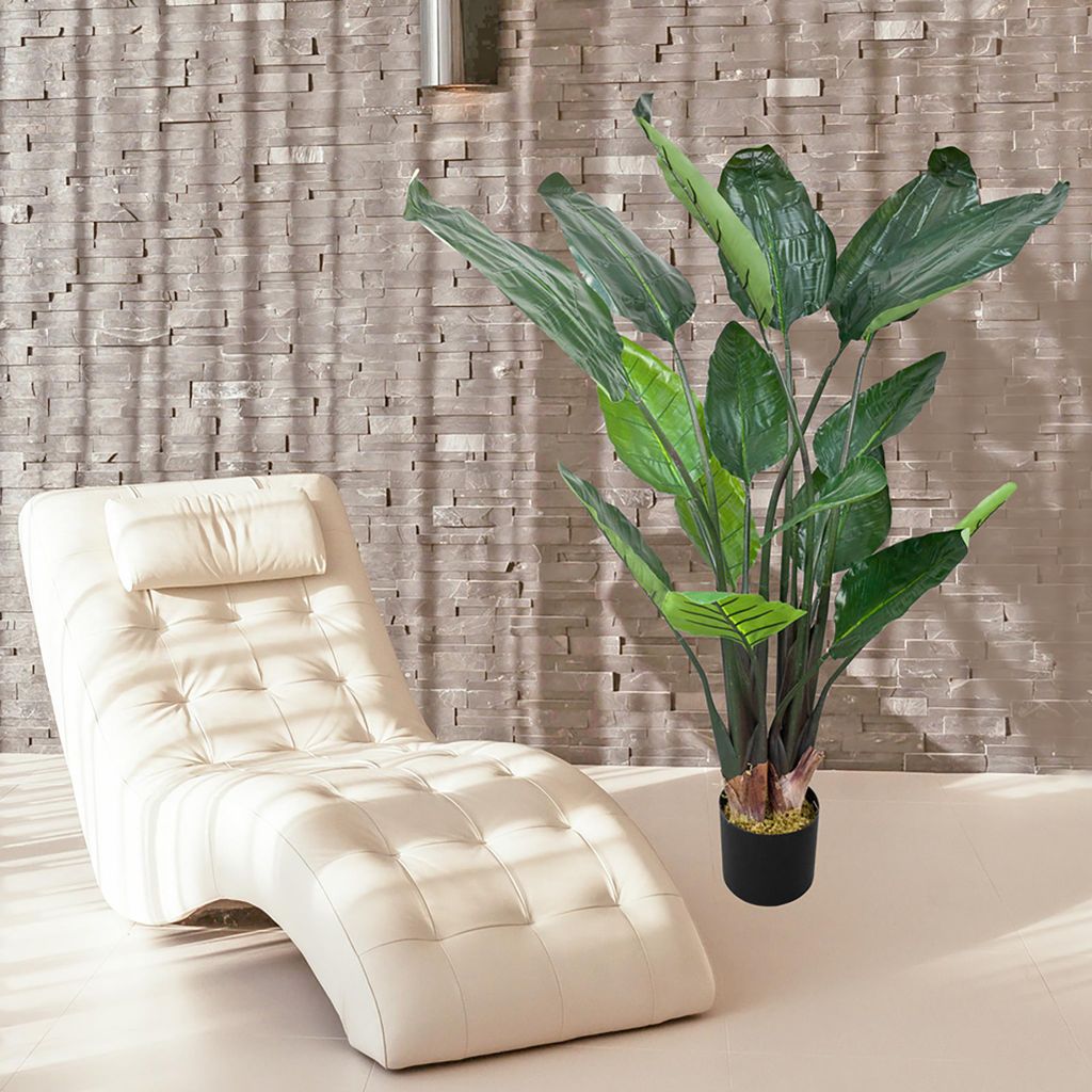 Strelitzie Kunstpflanze 120 cm | Kunstblume Innendekoration