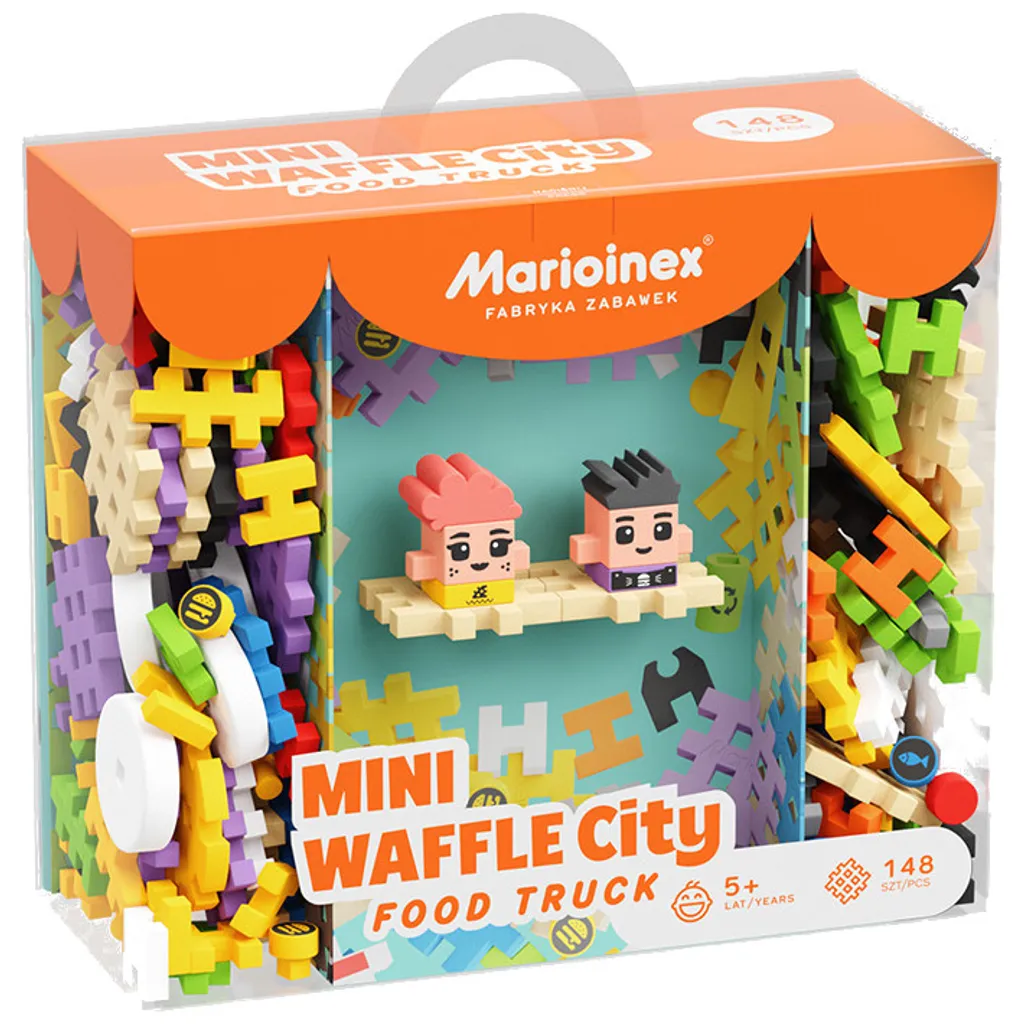 Mini Waffle Food Truck 148 pièces - Fini les Briques Dures qui font mal