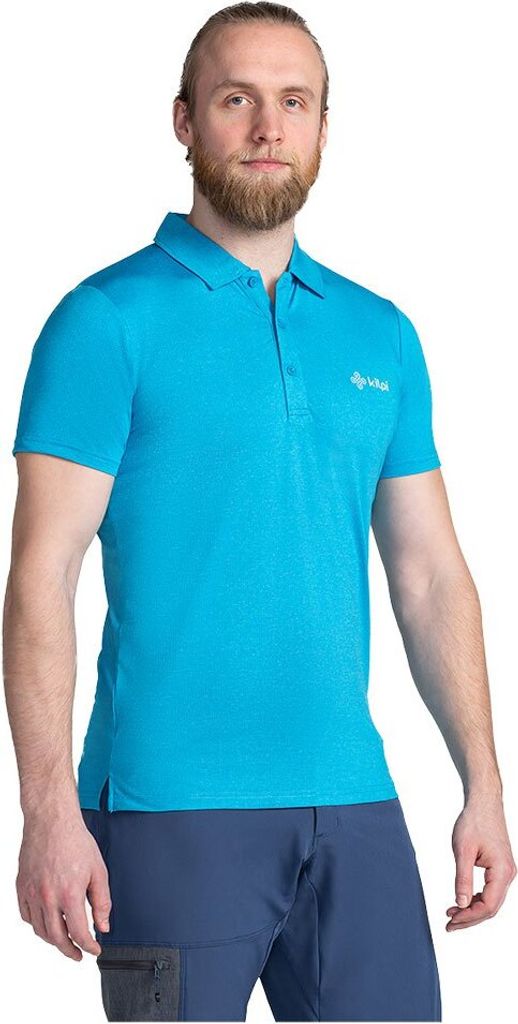 Kilpi Oliva Kurzarm-poloshirt Blau L Mann Blau L