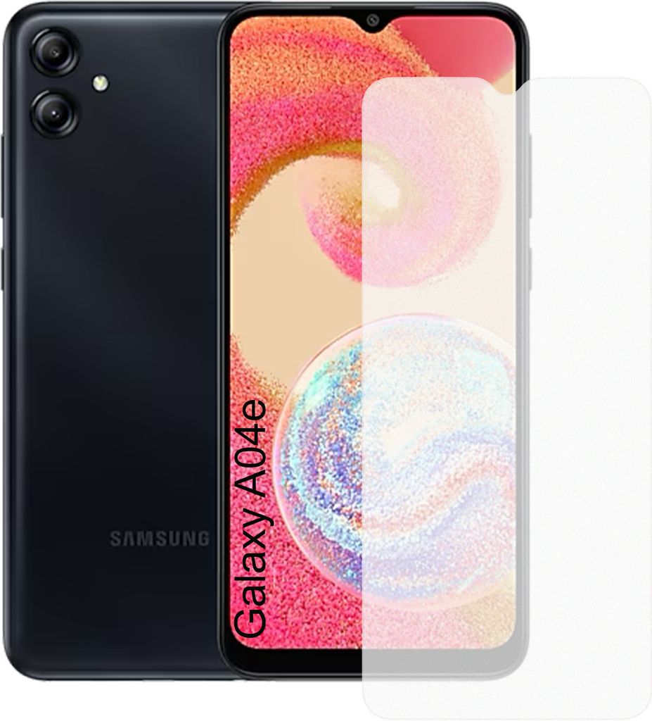 Display-Schutzfolie Displayschutz-Glas 9H Glas für Samsung Galaxy A04e