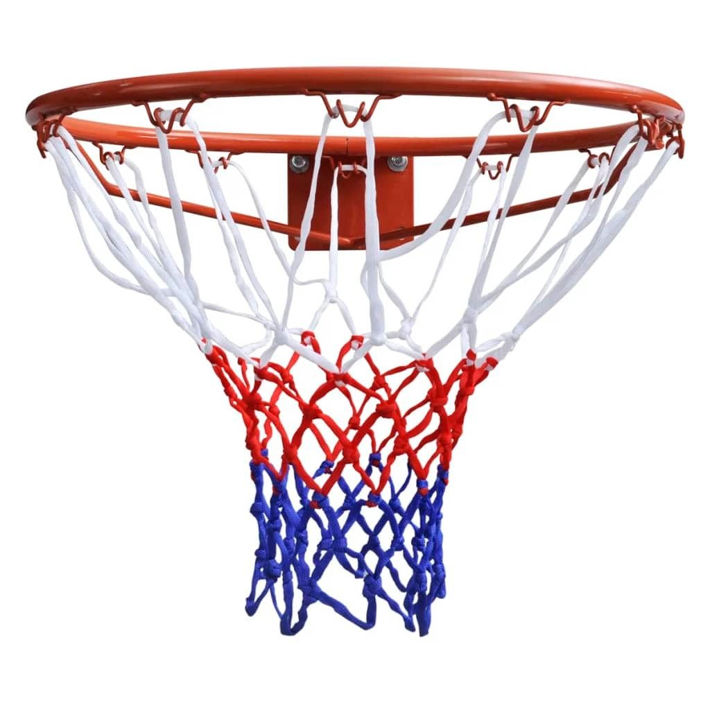 vidaXL Panier de basket avec filet Orange 45 cm Image du produit 