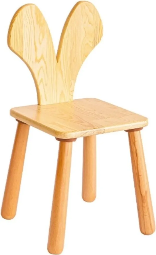 Sedia per Bambini Skye Decor Mouse Chair in Legno di Pino 28x28x32cm