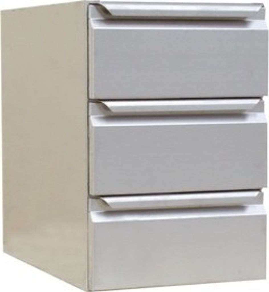 CHEFGASTRO Schubladenreihe für Tischhöhe 900mm BxTxH Produktbild 