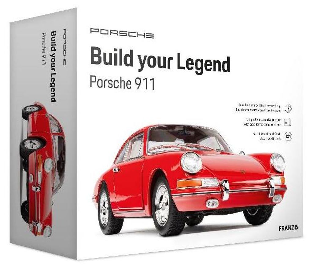 FRANZIS 67247 - Porsche 911 - Build your Legend Signalrot Produktbild 