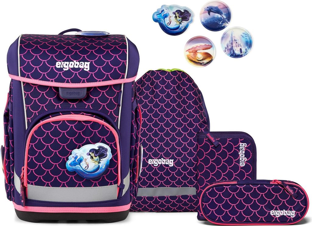 ergobag Schulranzen-Set cubo light PerlentauchBär Produktbild 