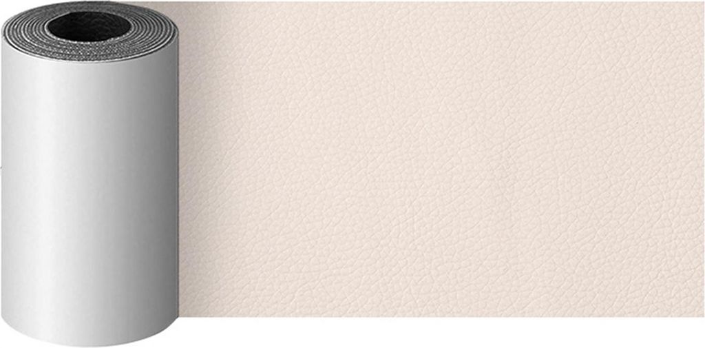 Leder-Reparaturflicken, professionelles, weiches, selbstklebendes Klebeband für Sofas, Autositze, Sofas, Handtaschen, Möbel, Beige