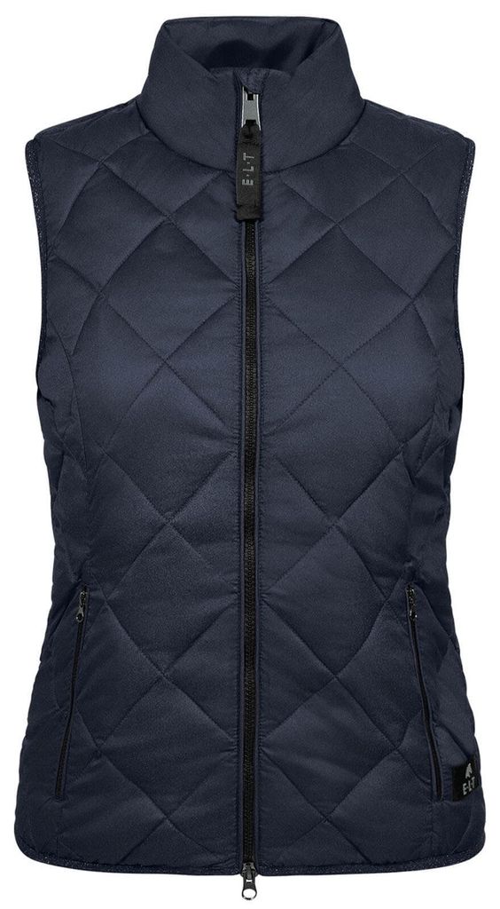 E.L.T Weste Damen Meran Steppweste Tiefblau L