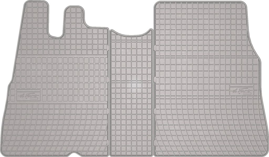 Gummi-Fußmatten für Citroen Jumper I 1994-2006 – Lieferung, Set 3, Befestigung