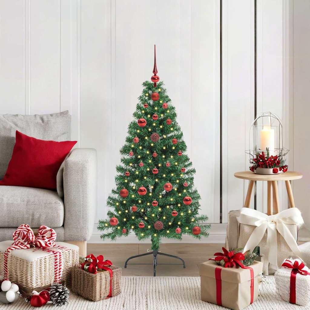 "Schlussverkauf" Künstlicher vorbeleuchteter Weihnachtsbaum(1 pc) - Kunstbaum/Tannenbaum - Grün 120 cm PVC C7790