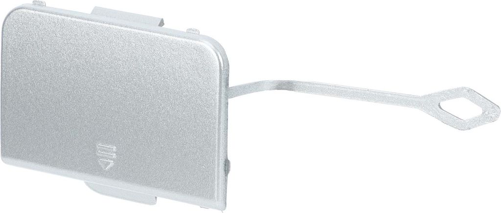Front Right Car Bumper Tow Hook Cover Tow Cover Cap Silver Tone für Mercedes-benz C-class W204 Sport 2008-2011 No.A2048850126 - Pack of 1