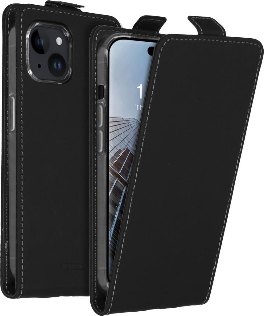 Accezz Flip case pour l'Apple iPhone 15 - Noir Image du produit 