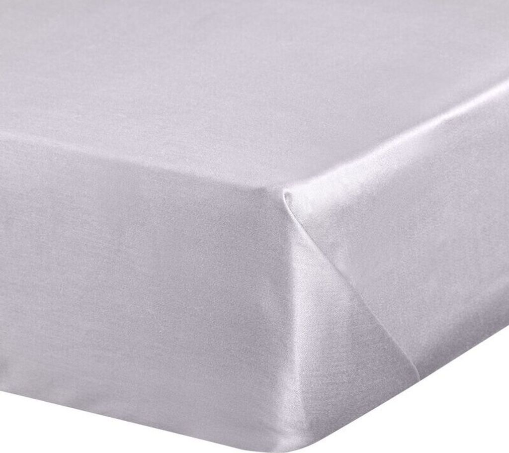 Spannbettlaken JERSEY3 silber 140x200 30CM 140 Produktbild 