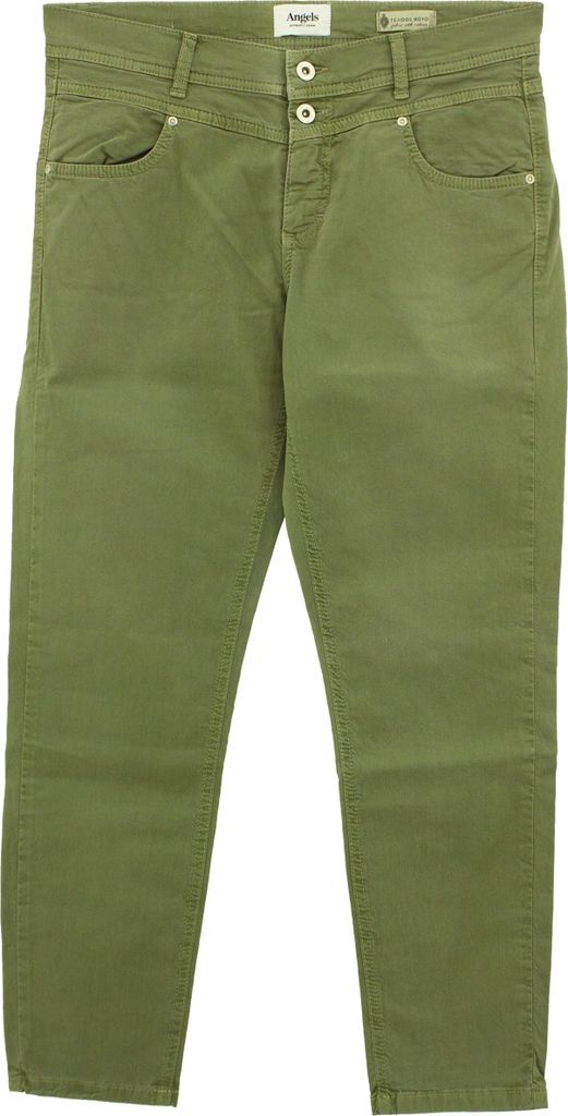 29958 Angels, Ornella 7/8 Ankle, 7/8 Damen Jeans Hose, Stretchdenim, khaki, D 34 W 27