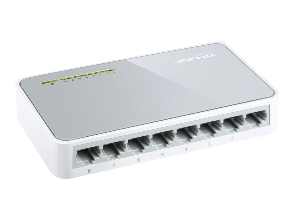 TP-LINK, TL-SF1008D, mini switch, LAN, 10/100Mbps, 8 Obrázok produktu 