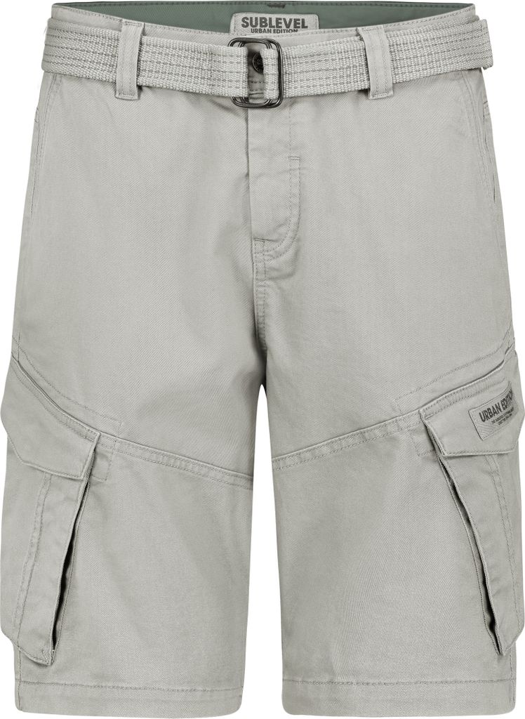 Sublevel Cargo-Shorts mit Gürtel und Seitentaschen Größe: 38W