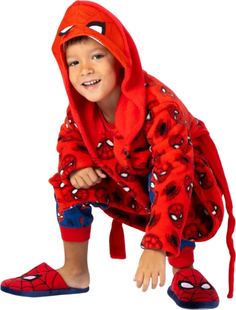 Accappatoio Spiderman Rosso Cerda Group 8 Anni - Originale Marvel - 6