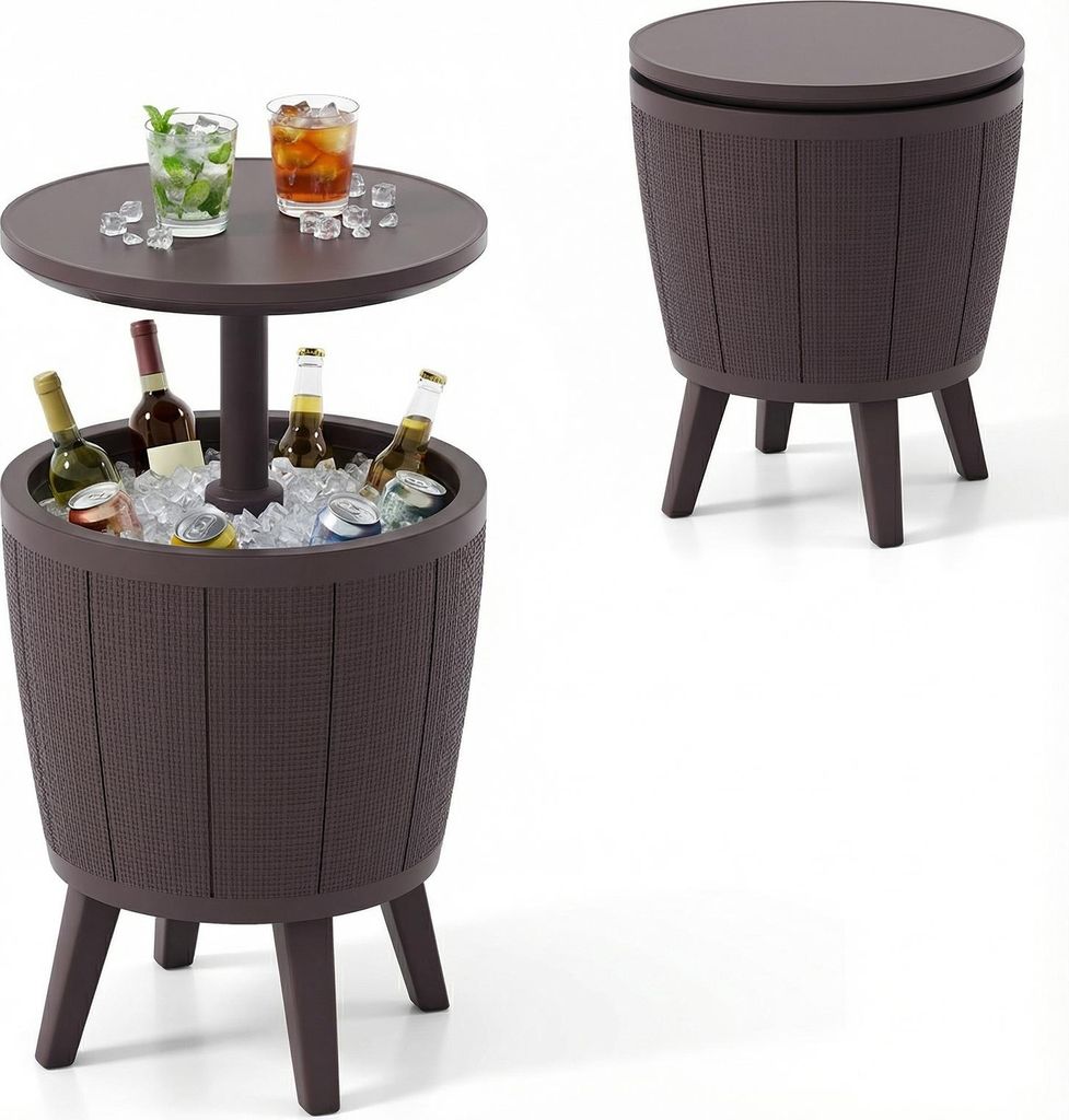 COSTWAY Cool Bar, 38L Gartentisch Outdoor wetterfest, Produktbild 