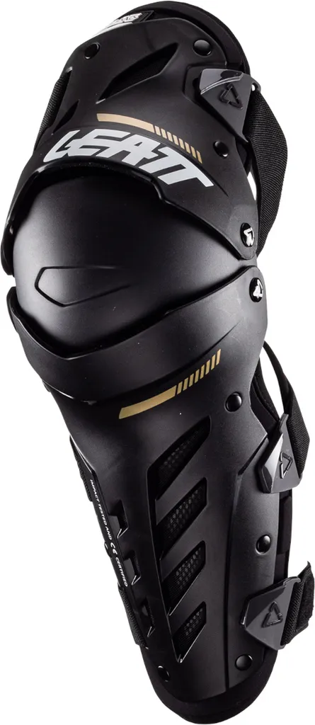 Genouillères Enfant Anti-Choc Leatt Dual Axis Protection Tibia Noire