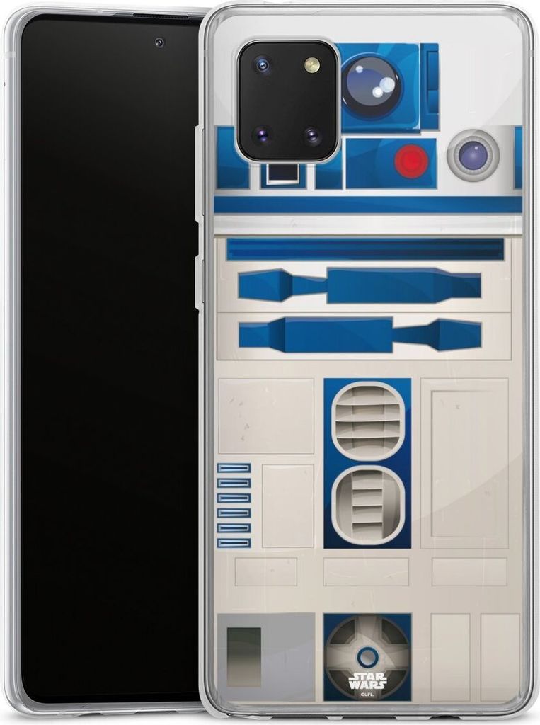 DeinDesign Handyhülle für Samsung Galaxy Note 10 lite Silikon Hülle Case Smartphone Schutzhülle Fanartikel Star Wars R2D2