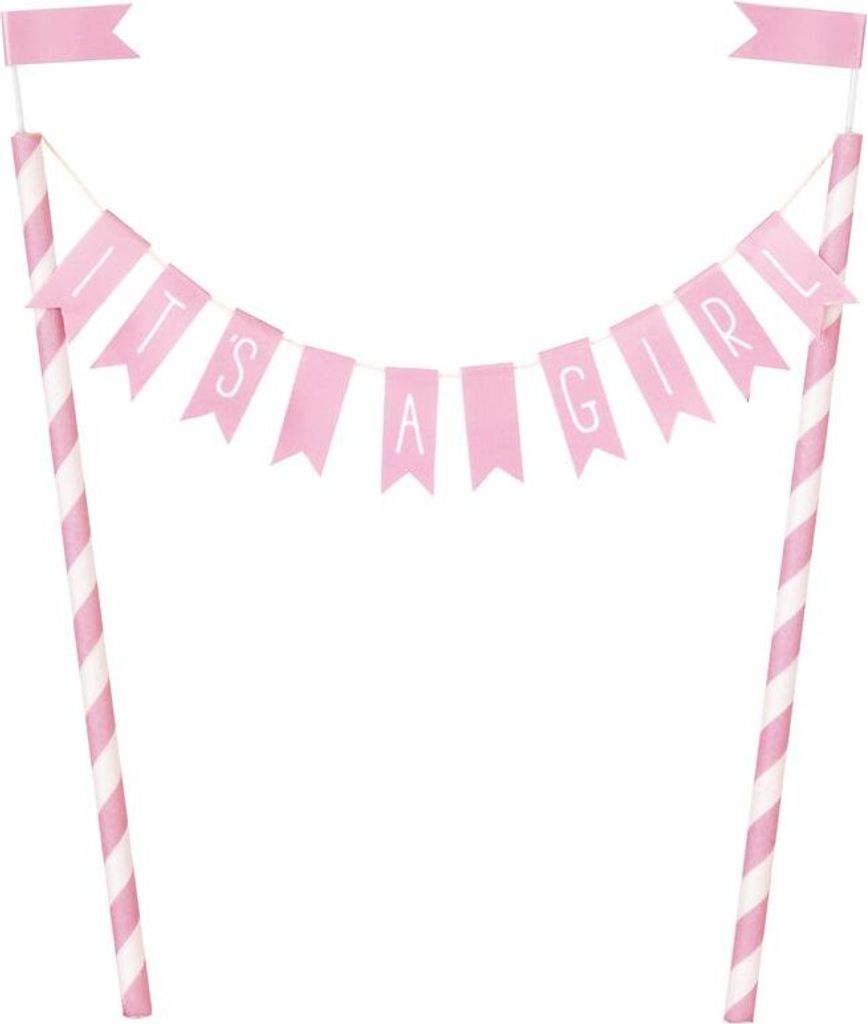 "It's a Girl" Baby Shower Kuchen Deko