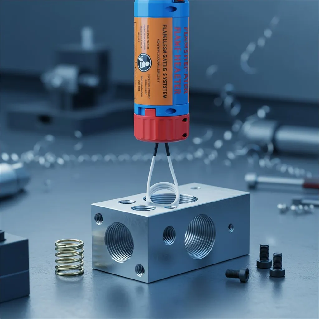 Chauffage par induction portable 800°C bleu haute performance - Modèle X7 - 2