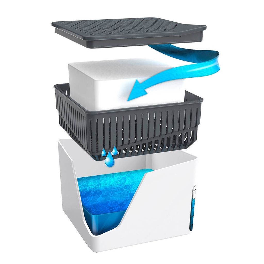 nachfüll-Luftentfeuchter 6 cm weißes Polystyrol Produktbild 19