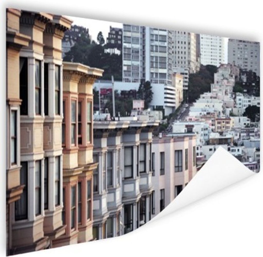 MuchoWow Poster San Francisco - Architektur - Makro 60x40 cm - Schlafzimmerdekoration