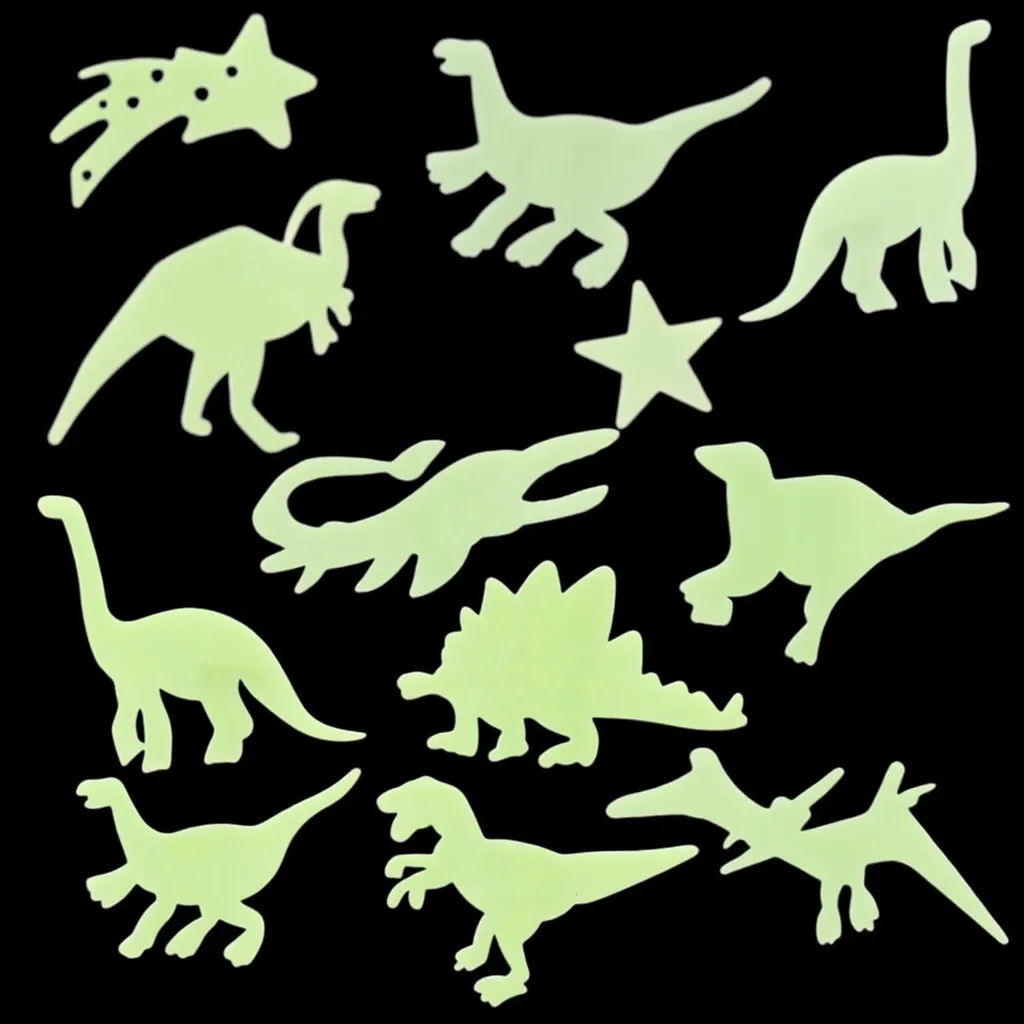Stickers dinosaures phosphorescents : fini la peur du noir en chambre