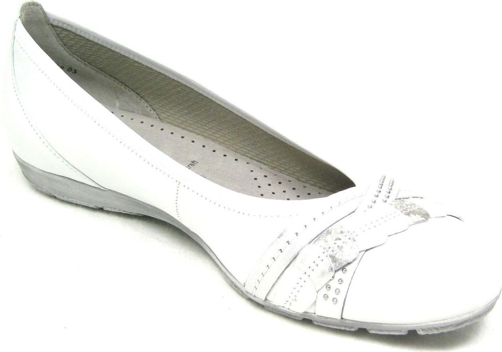 Gabor Ballerinas Damen 31373139333934 Weiß 38 EU Produktbild 54