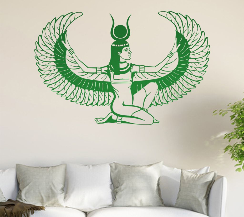 Isis Wandtattoo in 6 Größen - Wandaufkleber Wall Sticker - Dekoration, Küche, Wohnzimmer, Schlafzimmer, Badezimmer