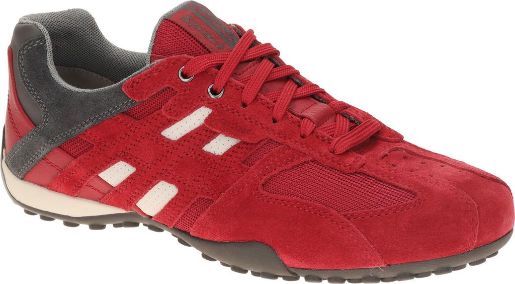 Geox SNAKE Herrenschuhe - Sneakers - Halbschuhe rot Produktbild 