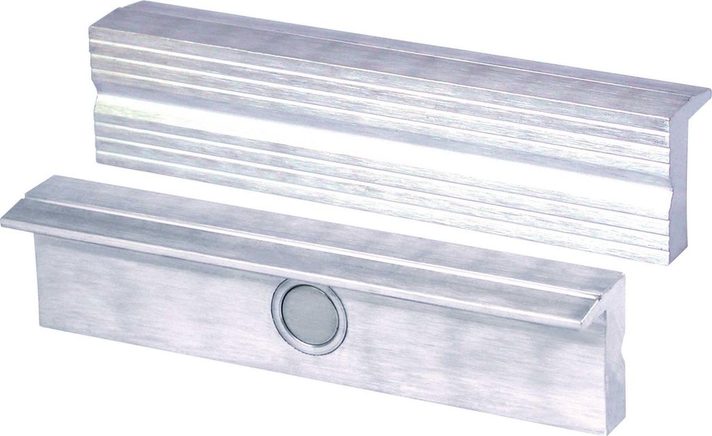 Schraubstockschutzbacke TYP N f.Backen-B.120mm Rillenprofil Alu.1Paar/VE HEUER