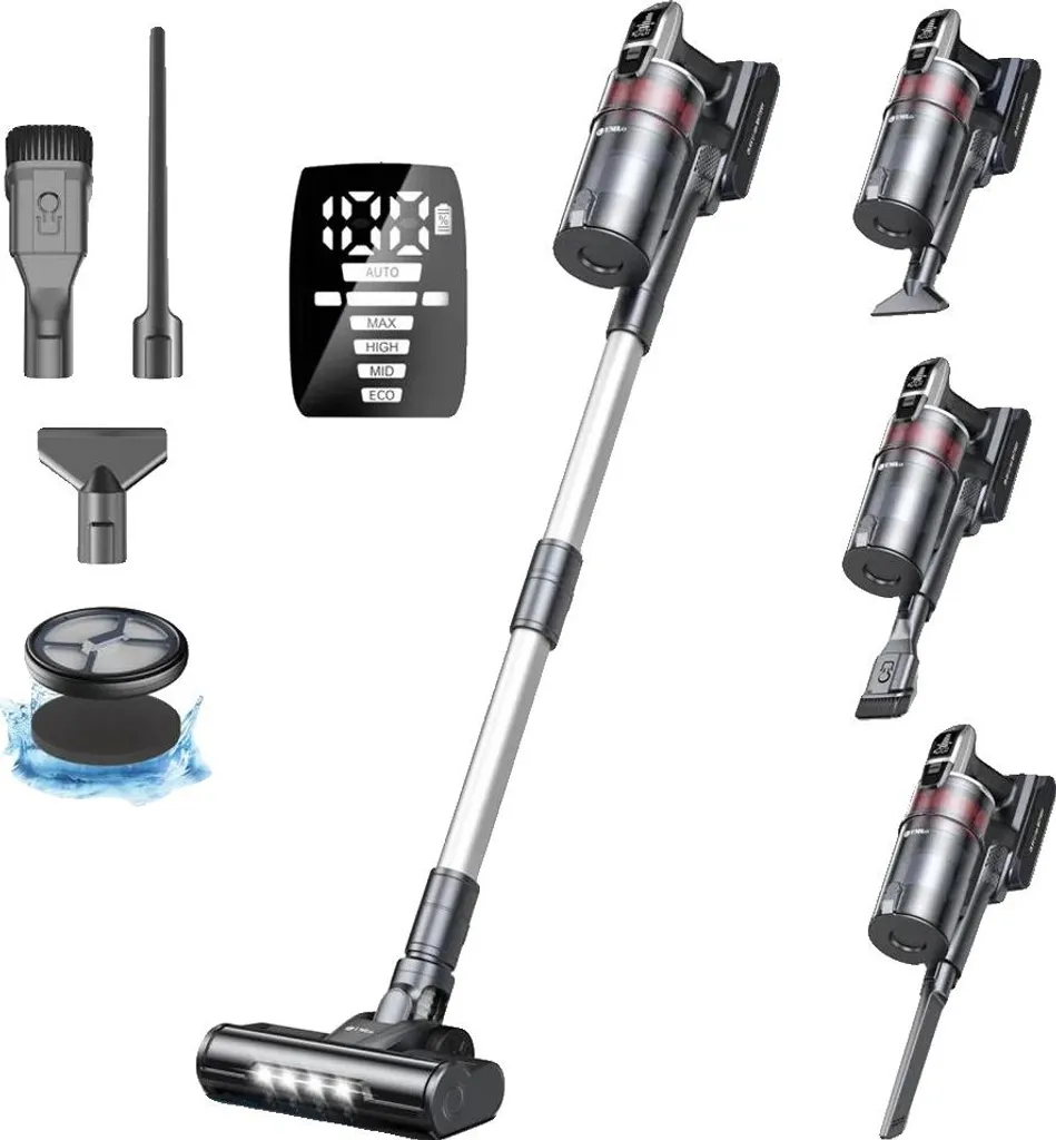 Aspirateur balai puissant spécial poils d'animaux et grandes surfaces