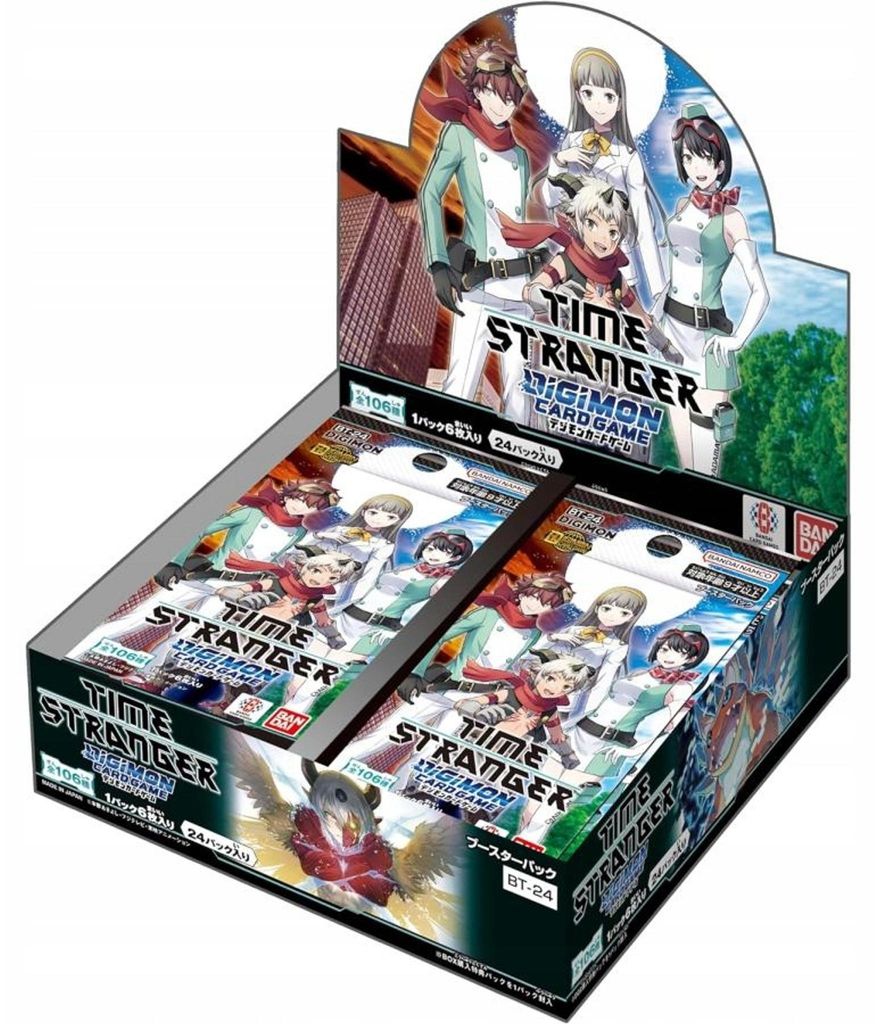 Digimon Card Game Time Stranger BT24 Display (24 Packs) Produktbild 