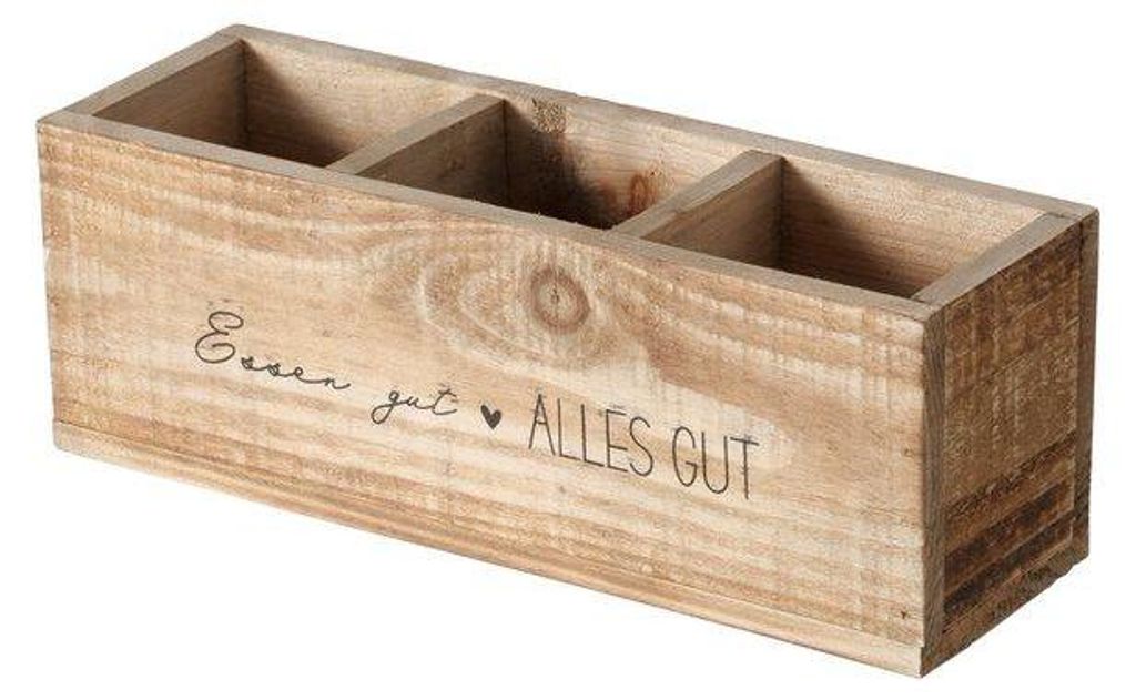 APPETIT Box aus Mangoholz, naturfarben, 28 cm Länge, 9 cm Produktbild 