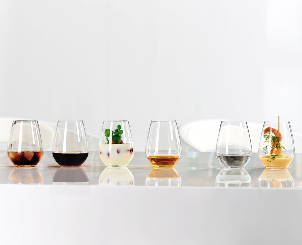 Spiegelau Authentis Casual Universalbecher, 6er Set, Tumbler, Cocktailglas, Trinkglas, Kristallglas, 460 ml, 4800291