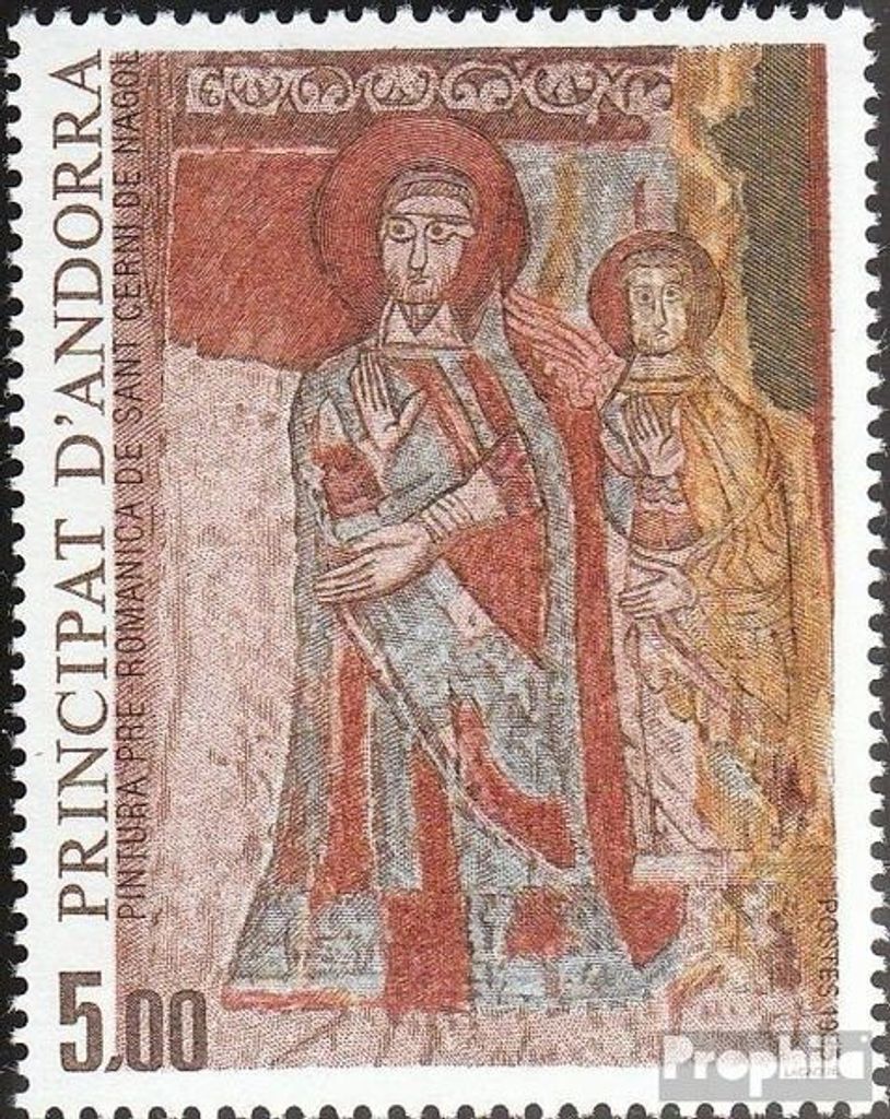 Briefmarken Andorra - Französische Post 1985 Mi 365 (kompl.Ausg.) postfrisch Religiöse Kunst