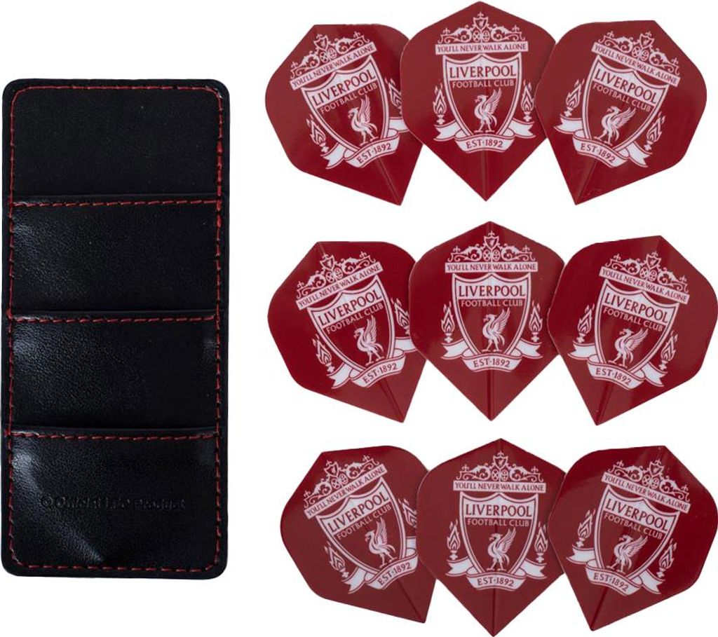Liverpool FC - Dart Flights (9er-Pack) TA14077 (Einheitsgröße) (Rot/Weiß)